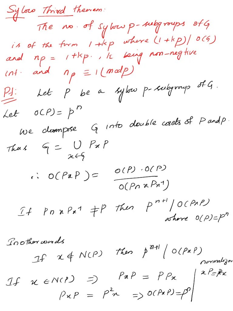 Sylow | PDF