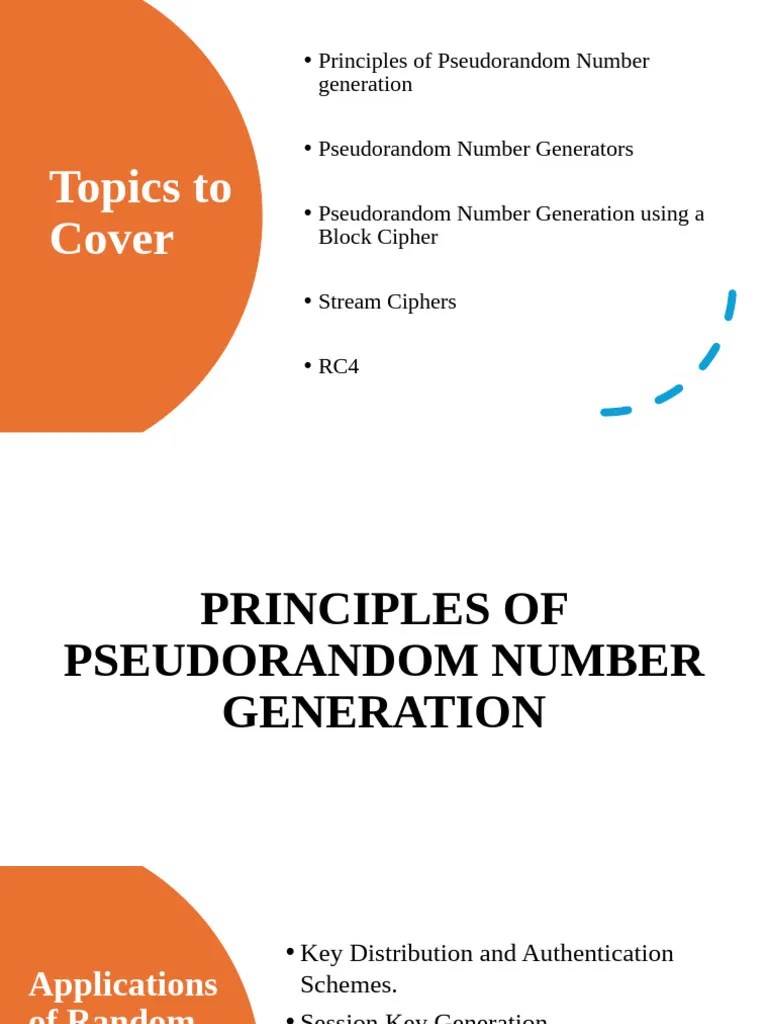 Random Bit Generation And Stream Ciphers | PDF | Algorithms | Applied ...