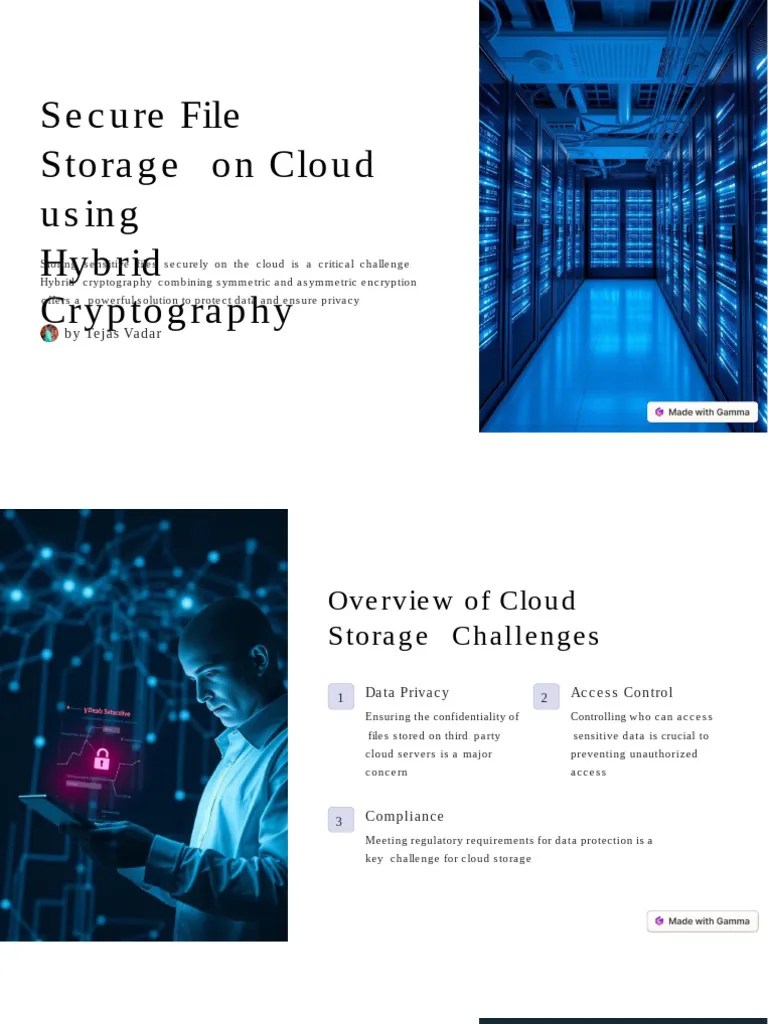 Secure File Storage On Cloud Using Hybrid Cryptography | PDF | Public ...