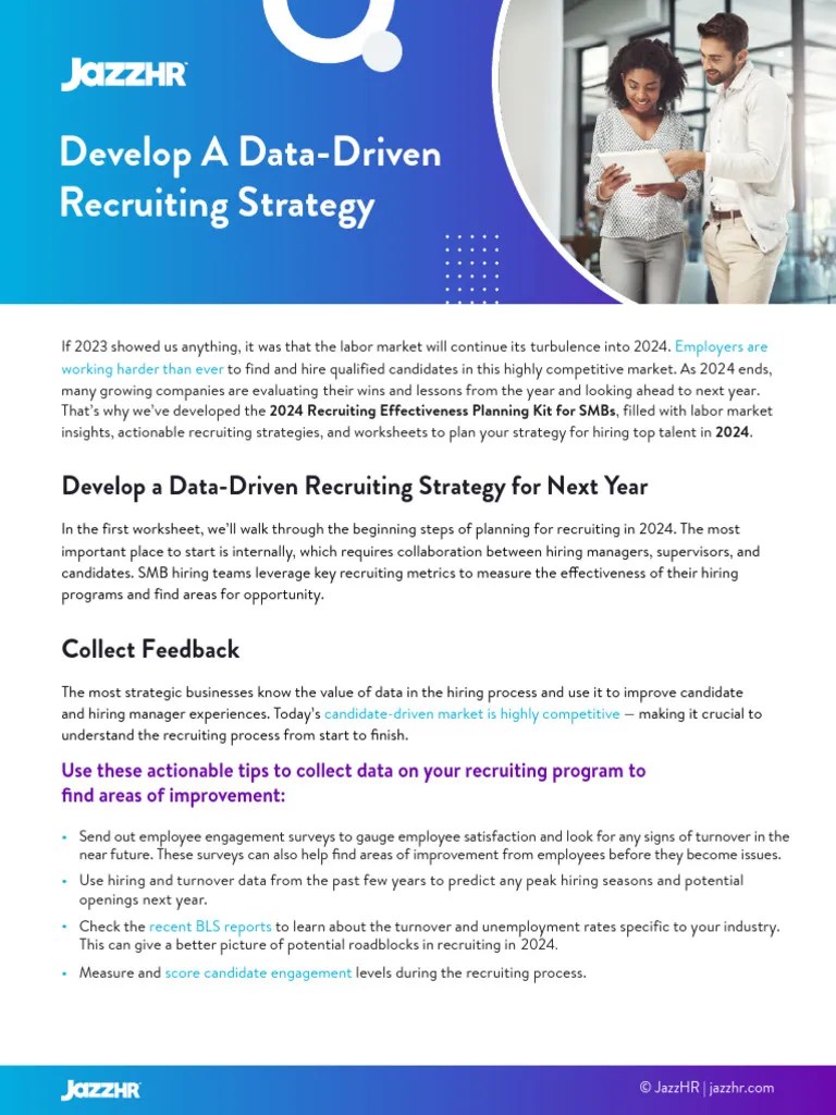 Recruiter Toolkit Pdf Recruitment Employee Retention
