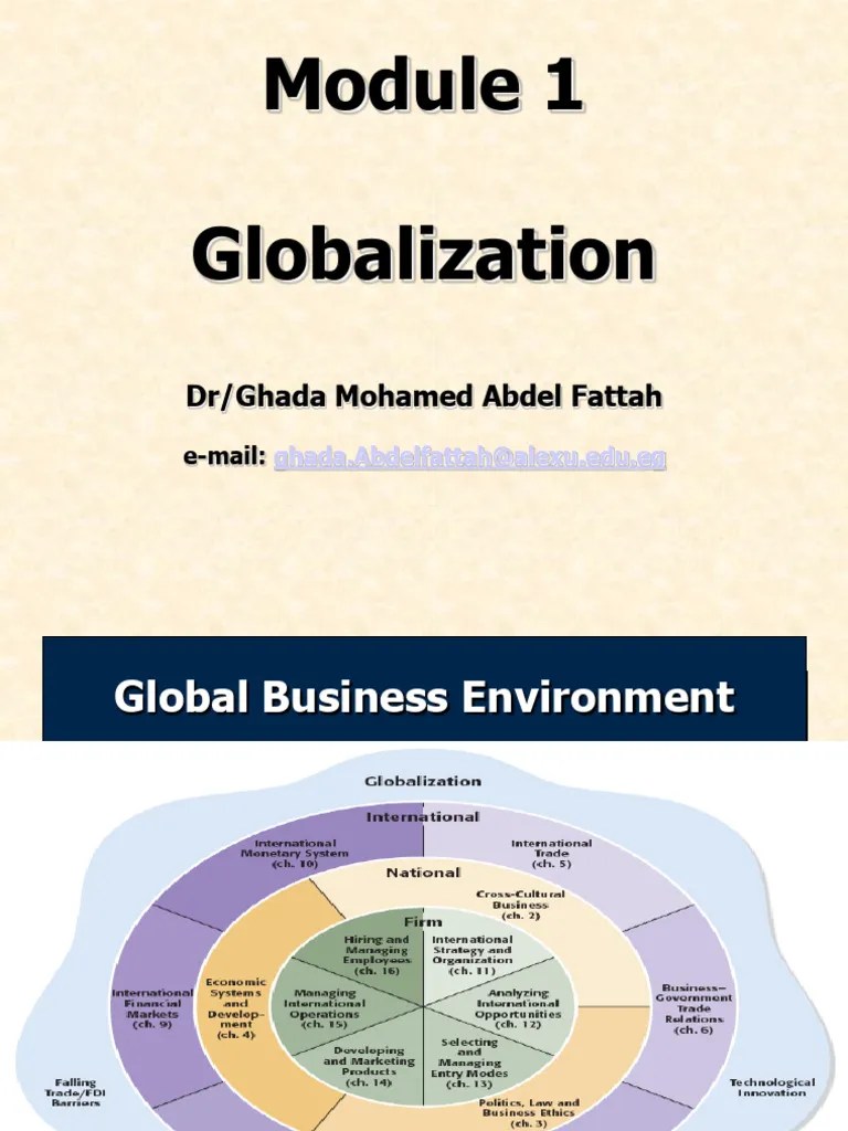 Module 1 Globalization | PDF | Globalization | Multinational Corporation