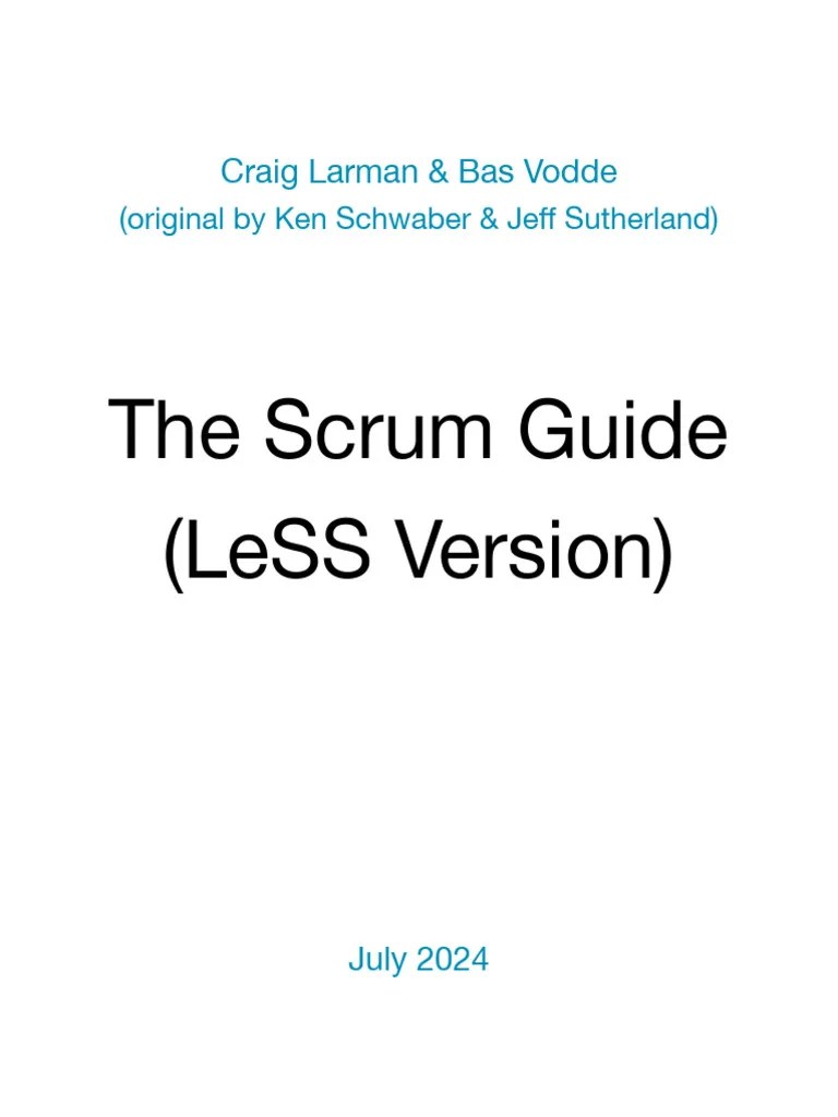 Scrum-guide | PDF | Scrum (Software Development) | Agile Software ...