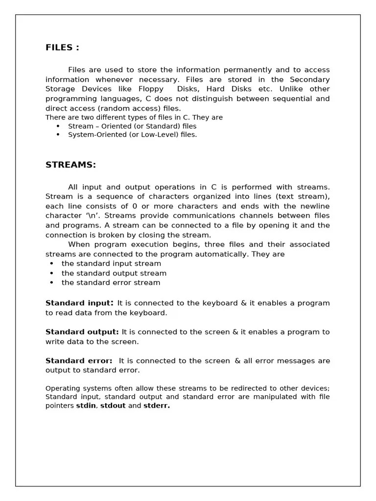 PPS V Unit | PDF | Pointer (Computer Programming) | Computing