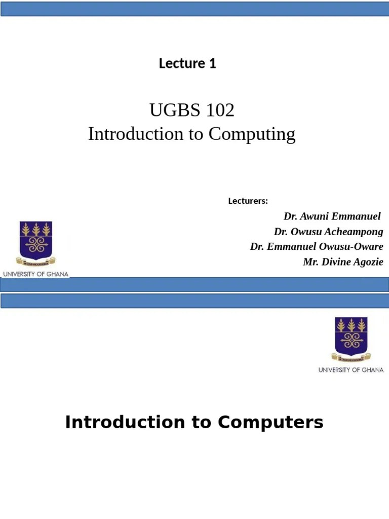 Lecture 1 | PDF | Personal Computers | Mobile Device