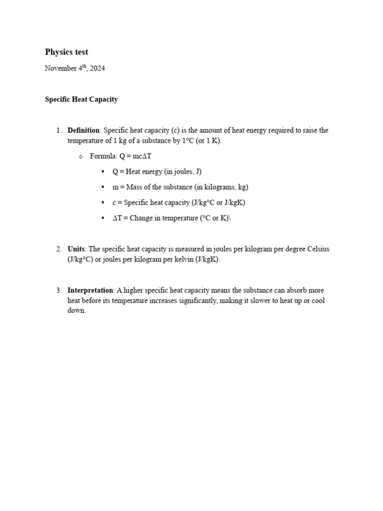 Physics Test | PDF | Electric Current | Voltage