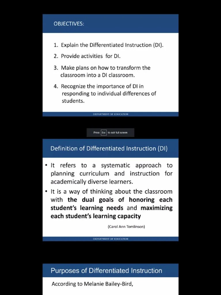 Differentiated Instruction | PDF