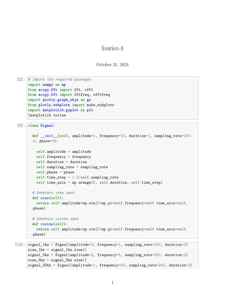 Fourier-4 | PDF | Spectral Density | Low Pass Filter