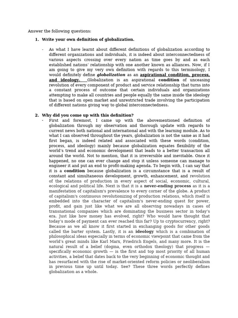Globalization | PDF | Globalization | Capitalism