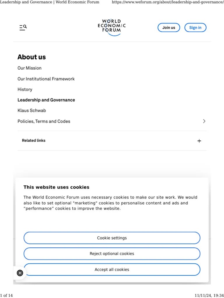 Leadership And Governance World Economic Forum Pdf World Economic