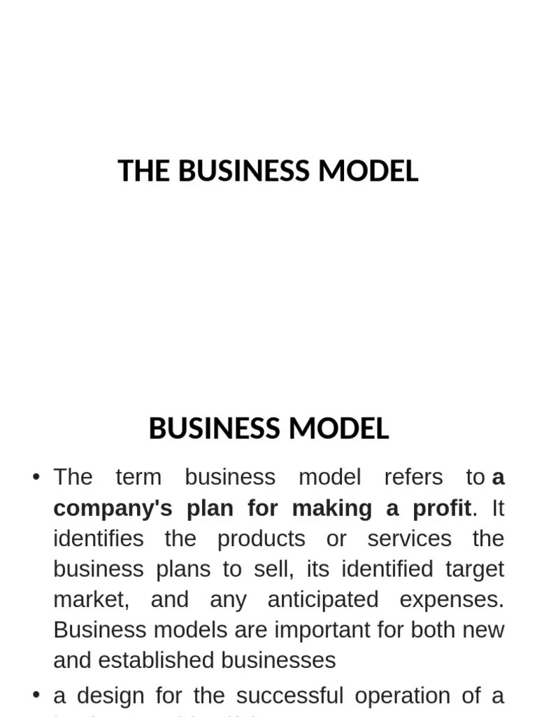 Business Model | PDF | Entrepreneurship | Business Model