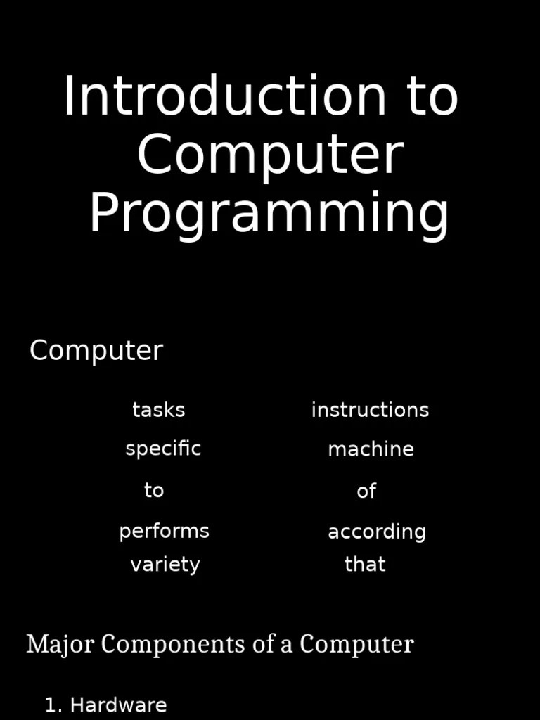 Introduction To Computer Basics | PDF | Computers