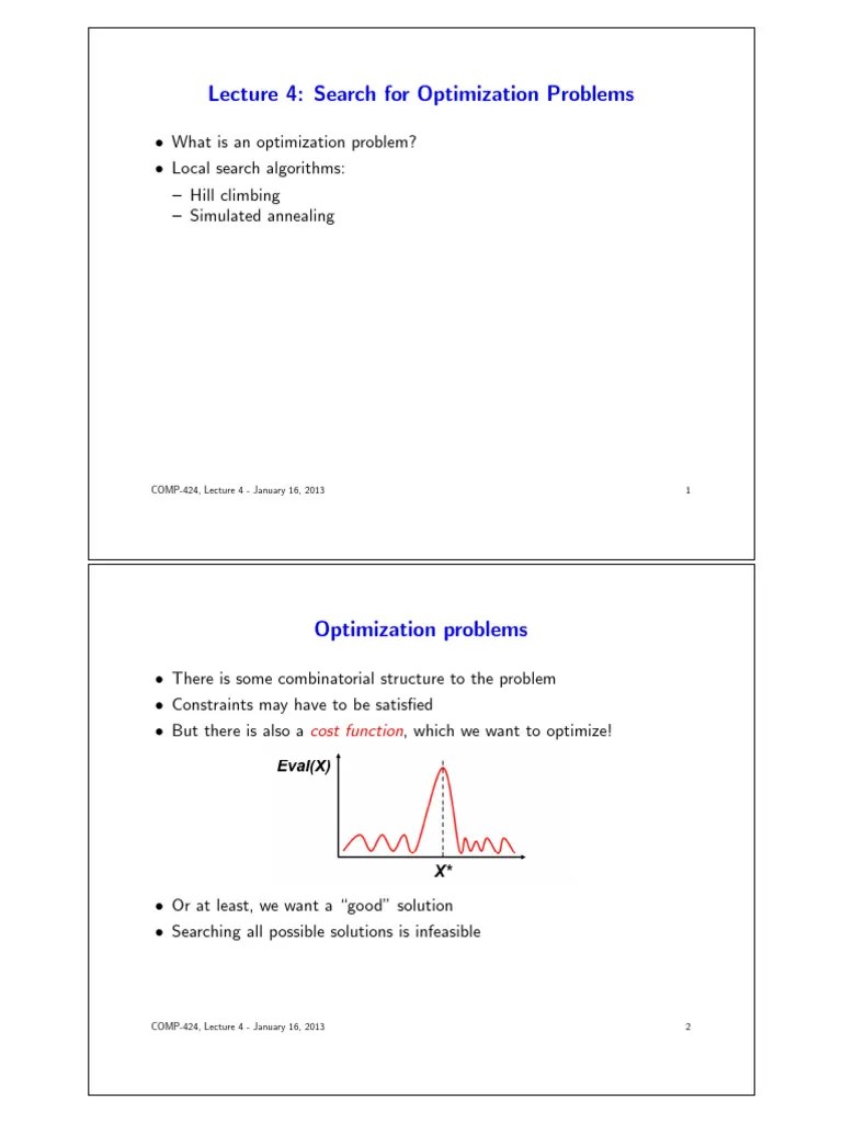 Ai Lecture04 | PDF | Combinatorics | Numerical Analysis
