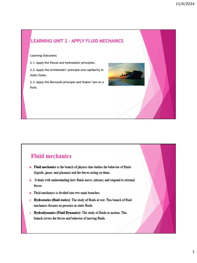 Fluid Mechanics | PDF | Buoyancy | Reynolds Number