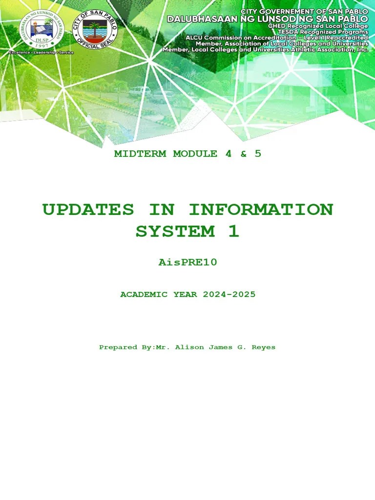 Updates In AIS 1 | PDF | Computer Data Storage | Computer Hardware