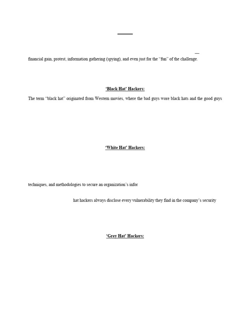 Hacking | PDF | Security Hacker | Denial Of Service Attack