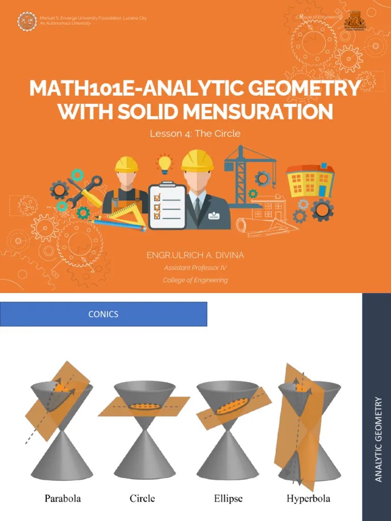 Circle Parabola | PDF | Differential Geometry | Algebraic Geometry