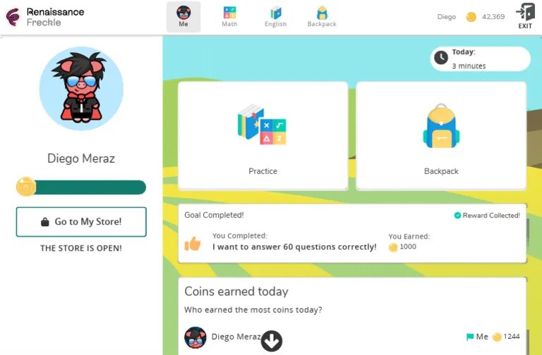 Freckle Student Dashboard 2 | PDF