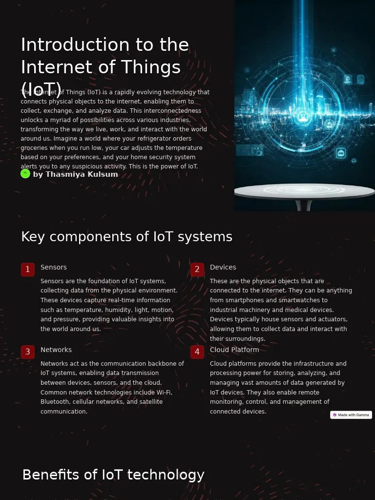 Introduction To The Internet Of Things IoT | PDF | Internet Of Things ...