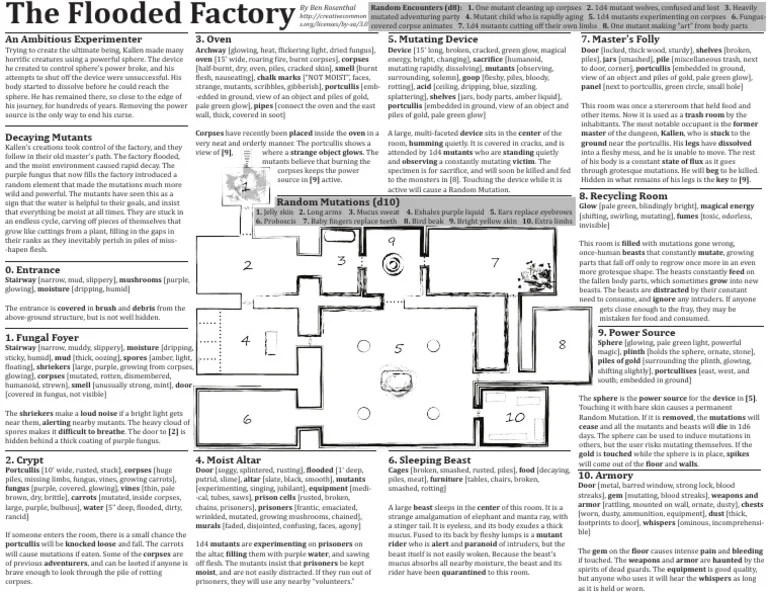 12 - Ben Rosenthol - Flooded Factory Layout | PDF