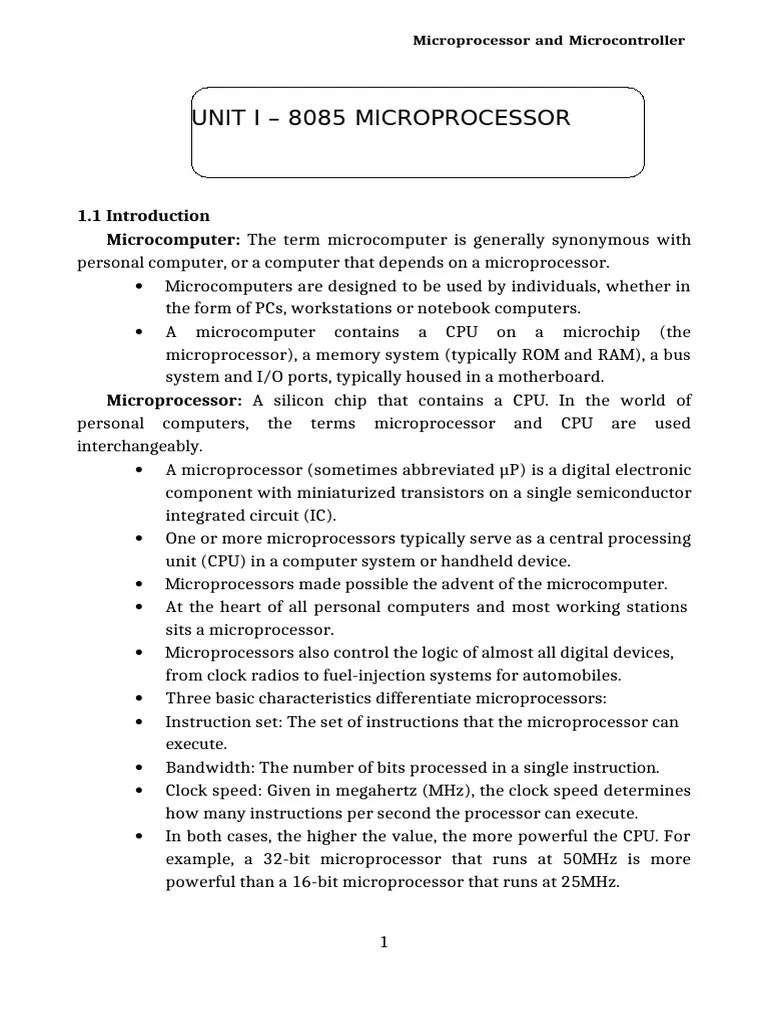 Microprocessors And Microcontrollers 1 37 | PDF | Assembly Language ...