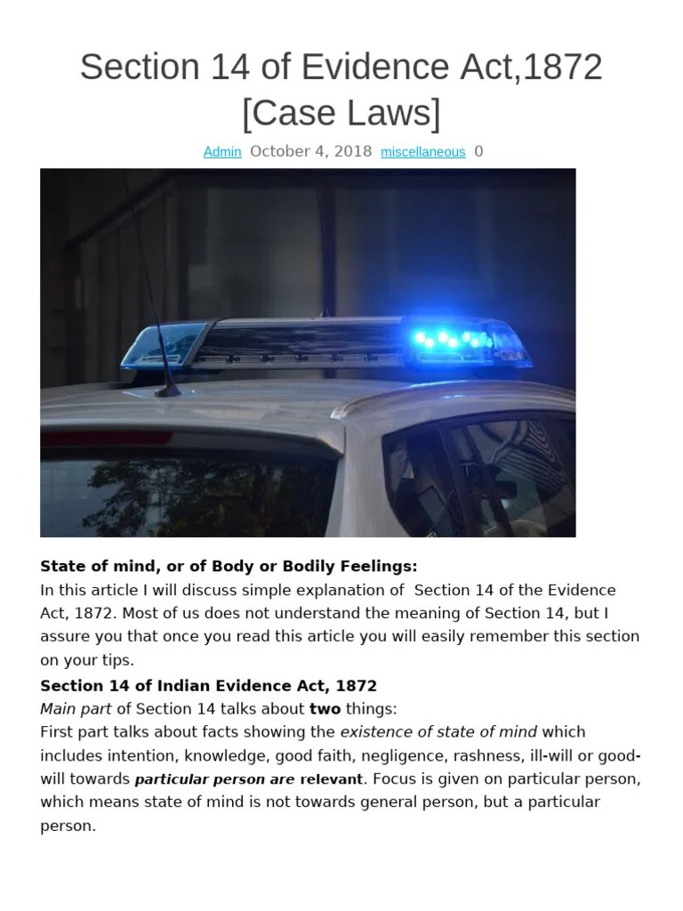 Evidence Act | PDF | Confession (Law) | Evidence (Law)