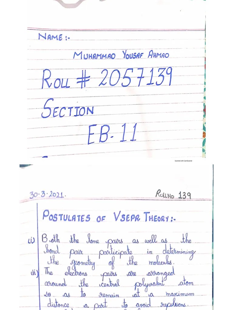 VSEPR THEORY And Structure | PDF