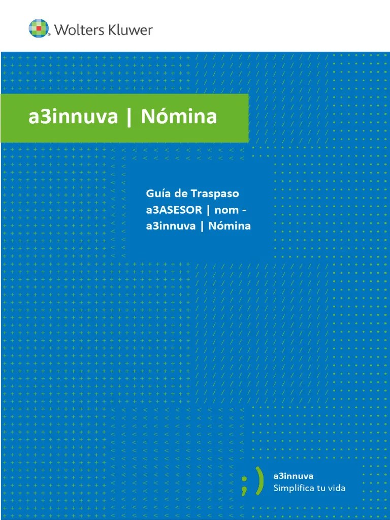 Guia Traspaso Nom A3innuva Nomina | PDF | Archivo De Computadora | Zip (formato De Archivo)