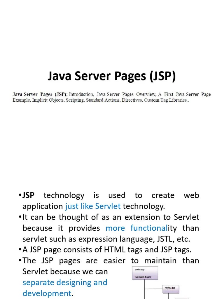 Unit 5_JSP | PDF | Computer Programming | Computing