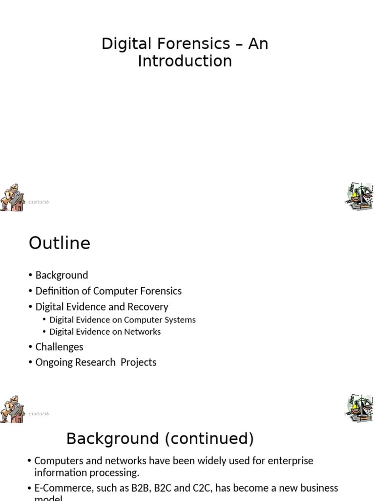 Introduction To Digital Forensics | PDF | Computer Forensics | Digital ...