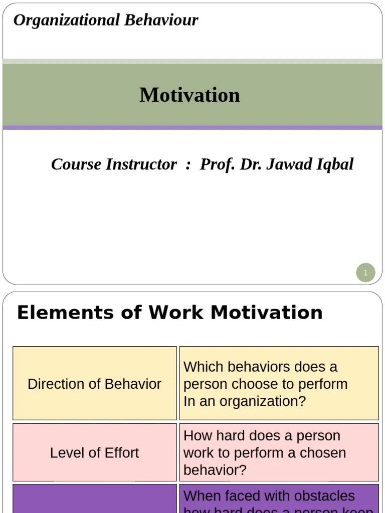 Week 3- Motivation | PDF | Motivational | Motivation