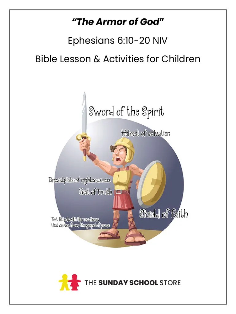 Armor Of God - Ephesians 6 NIV | PDF | Armor Of God | Prayer