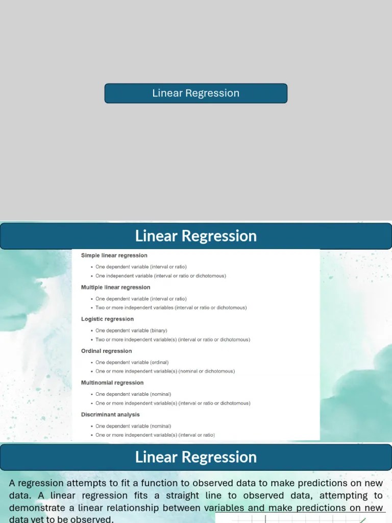 Lecture 5 Regression | PDF | Errors And Residuals | Linear Regression