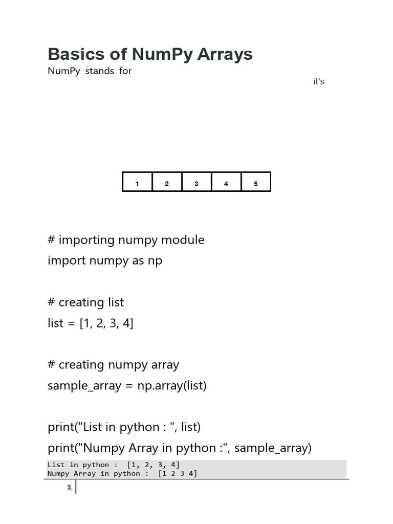 NumPy | PDF | Algebra | Computer Programming