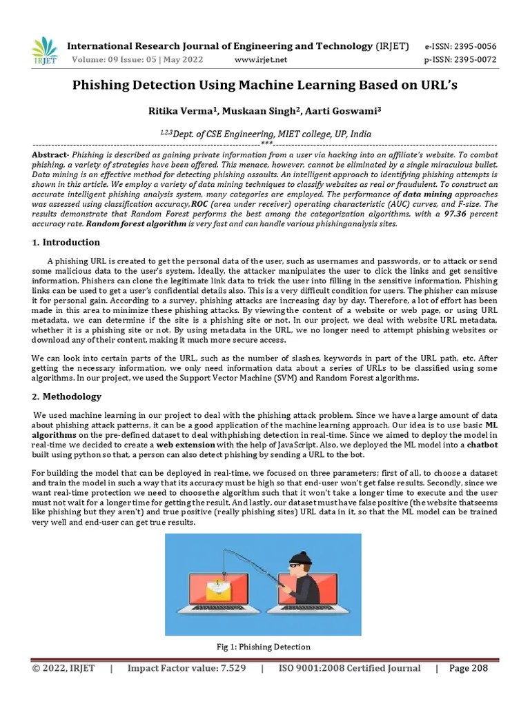 Phishing Detection Using Machine Learnin | PDF | Phishing | Machine ...