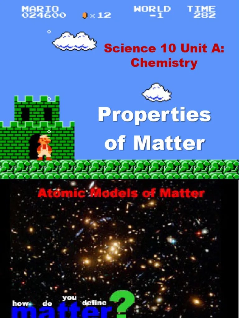 1 Chemistry Intro Pdf Atoms Chemistry