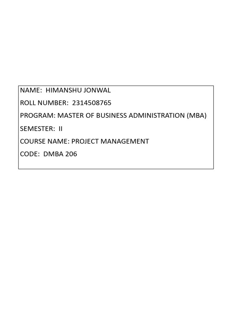 Project Management | PDF | Project Management | Scheduling (Production ...