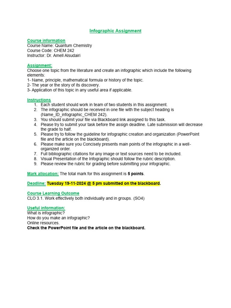 Infographic Assignment | PDF