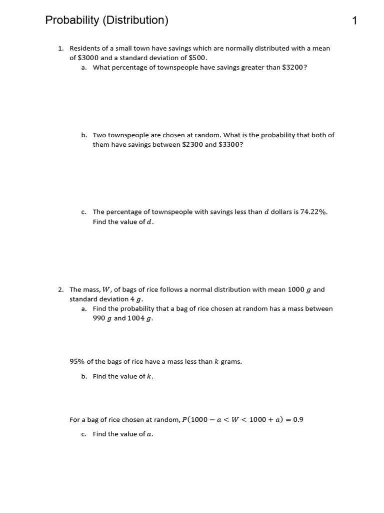 Probability__Distribution___1_ | PDF | Probability Theory | Descriptive ...