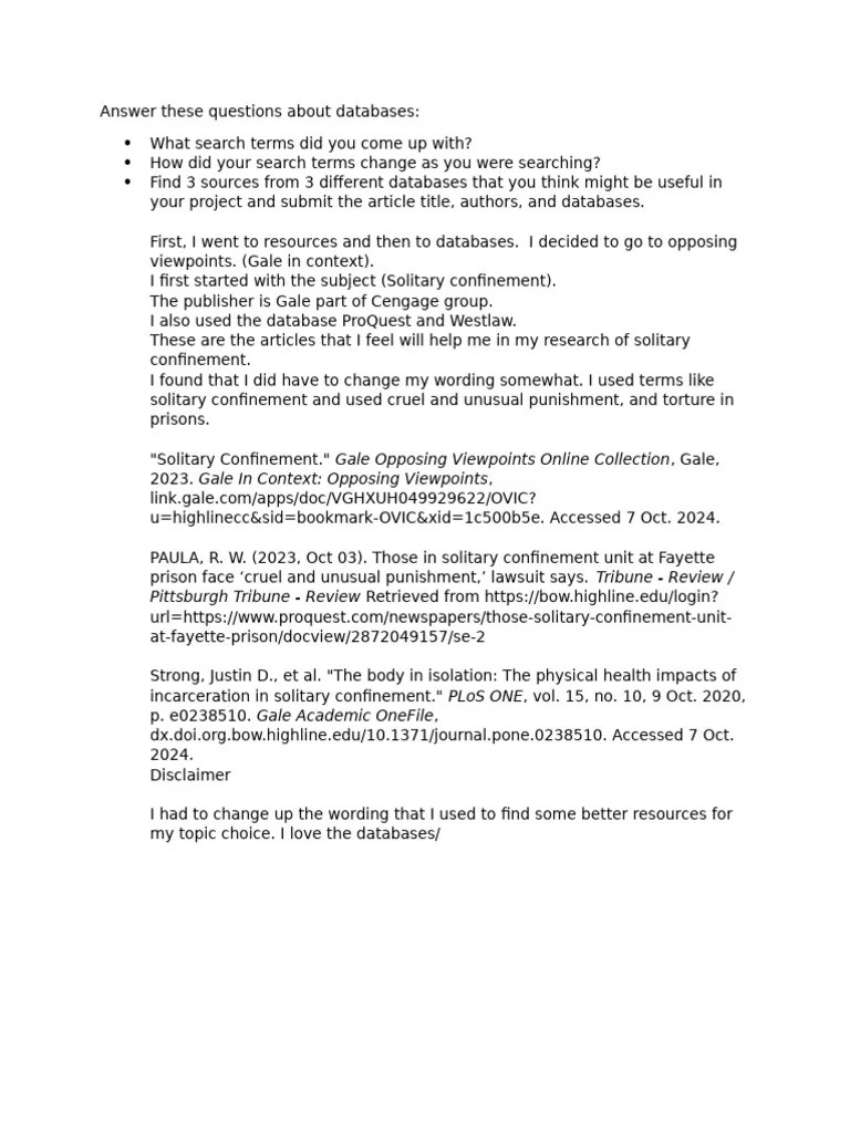 Answer These Questions About Databases | PDF