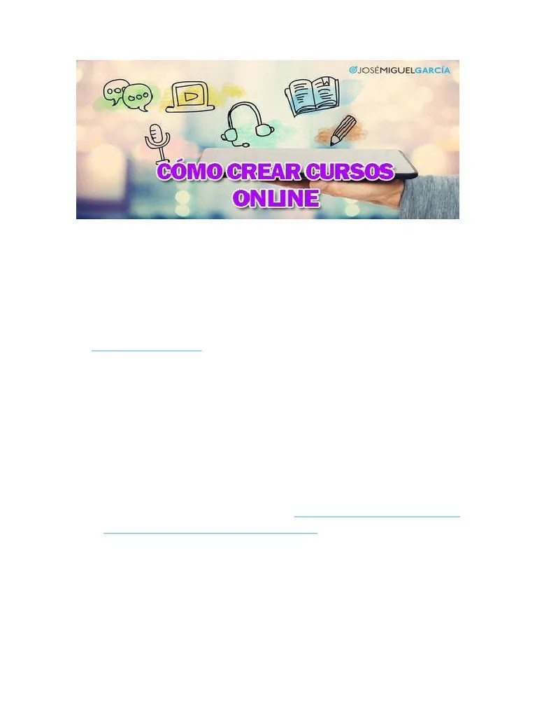 Cómo Crear Un Curso On Line | PDF | Word Press | Blog
