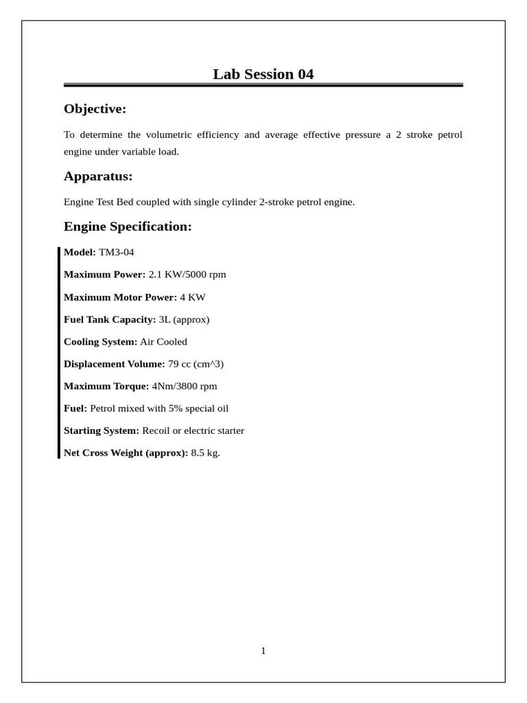 4) Ic Engine | PDF | Internal Combustion Engine | Vehicle Parts