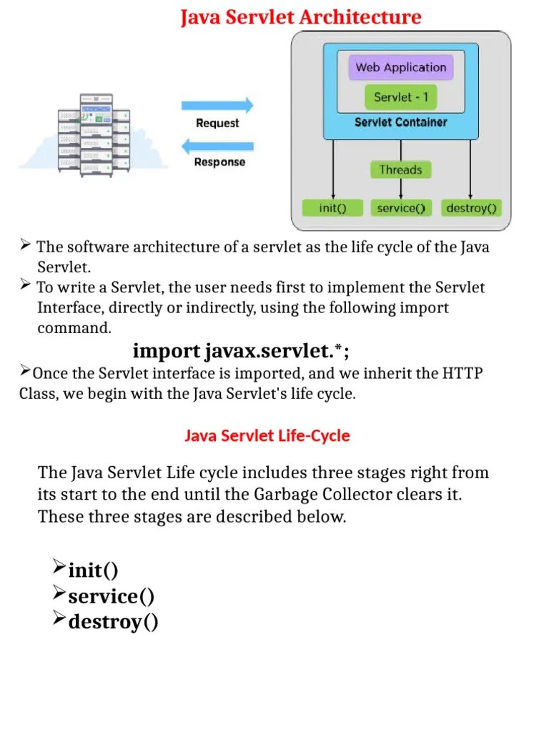 Servlet Life Cycle | PDF | Computing | Computer Programming