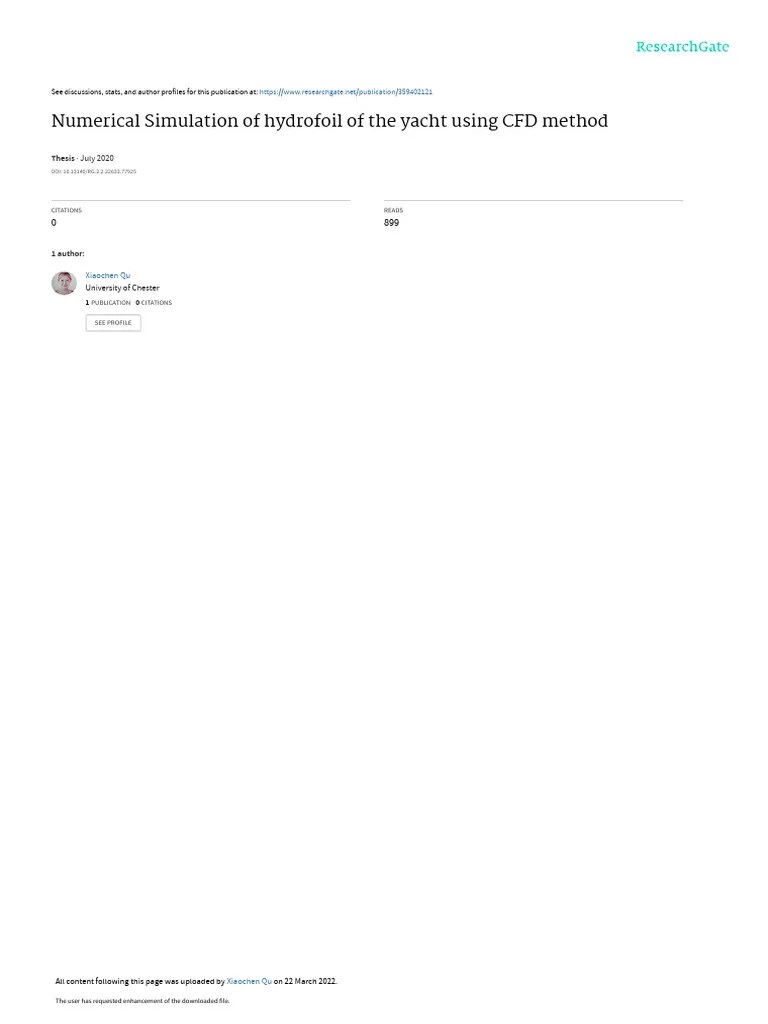 MSc_Project | PDF | Fluid Dynamics | Computational Fluid Dynamics