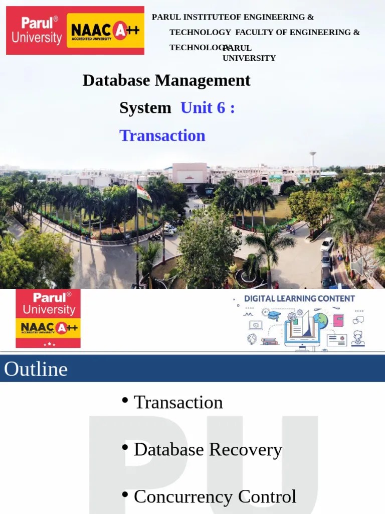 Unit 6 Transactions | PDF | Database Transaction | Acid