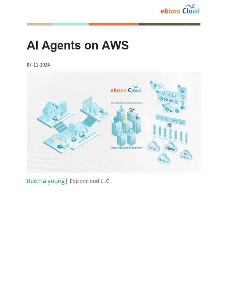 AI Agents On AWS | PDF | Artificial Intelligence | Intelligence (AI ...