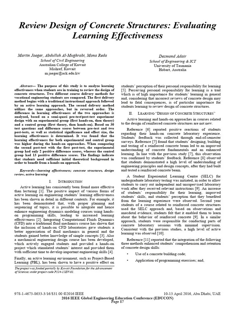 Review Design Of Concrete Structures | PDF | Computers