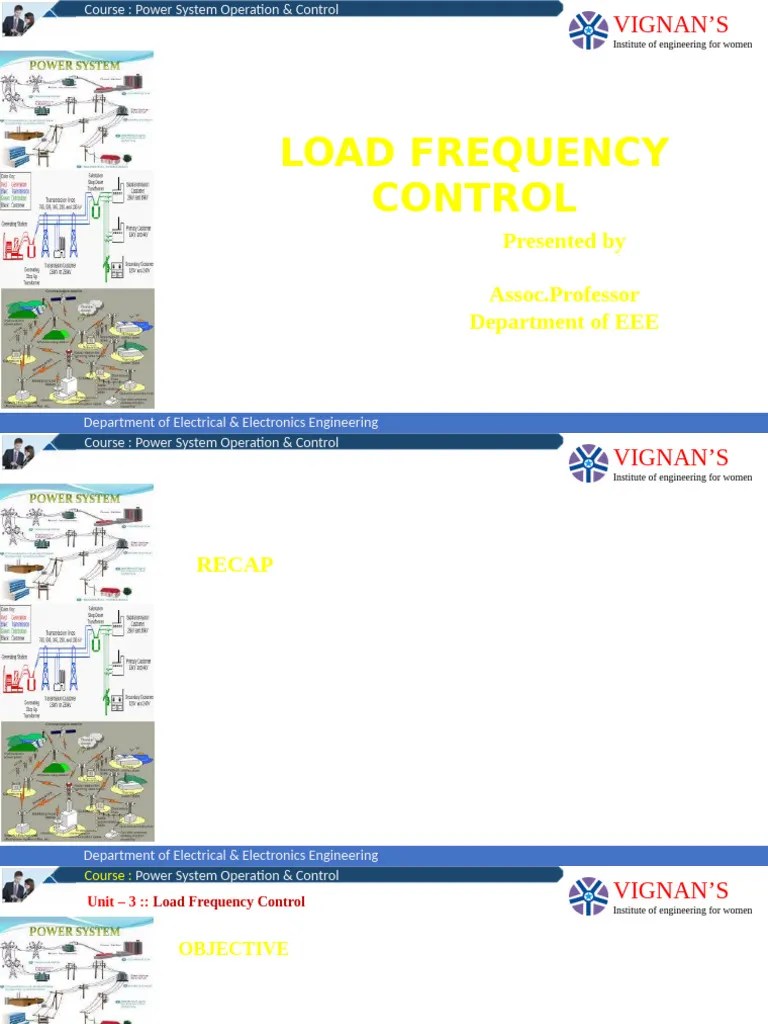 Load Frequency Control | PDF | Electrical Grid | Electric Generator