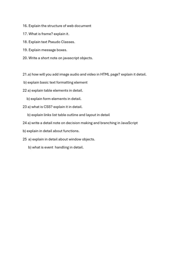 Web Technology | PDF