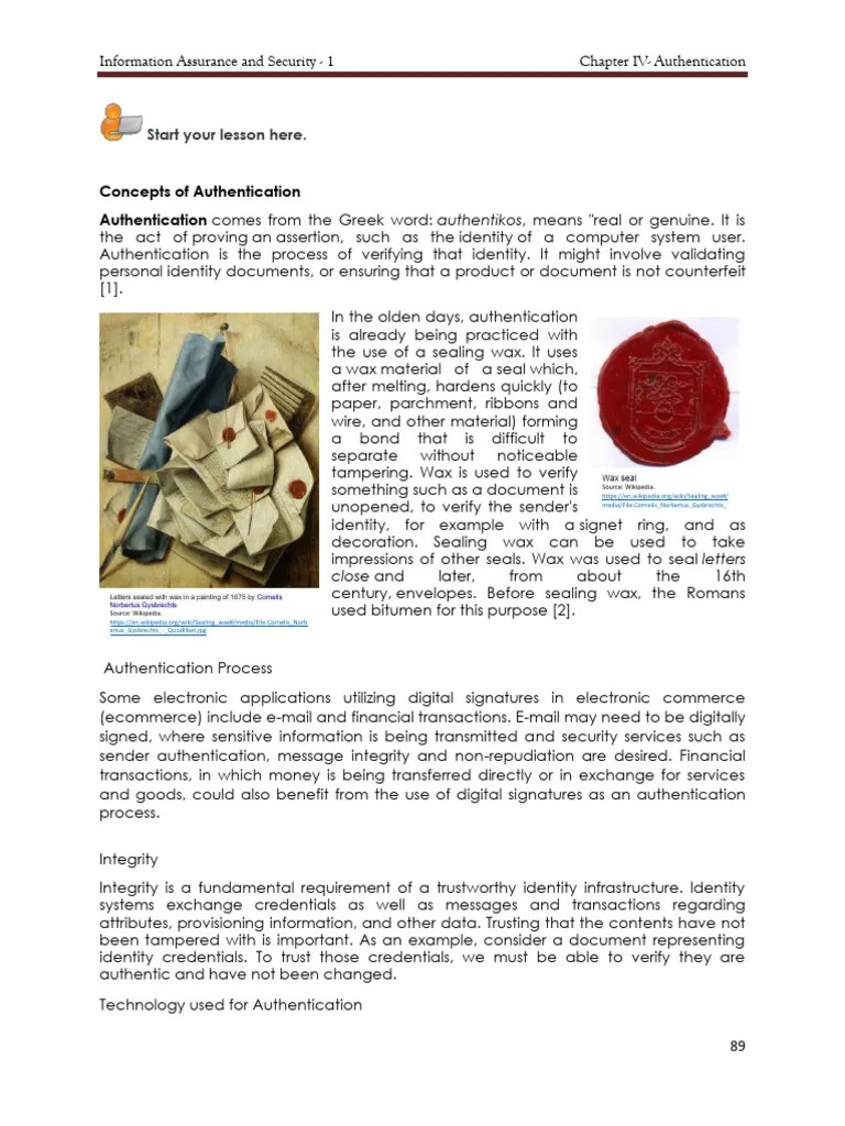 Chapter IV Module | PDF | Password | Authentication