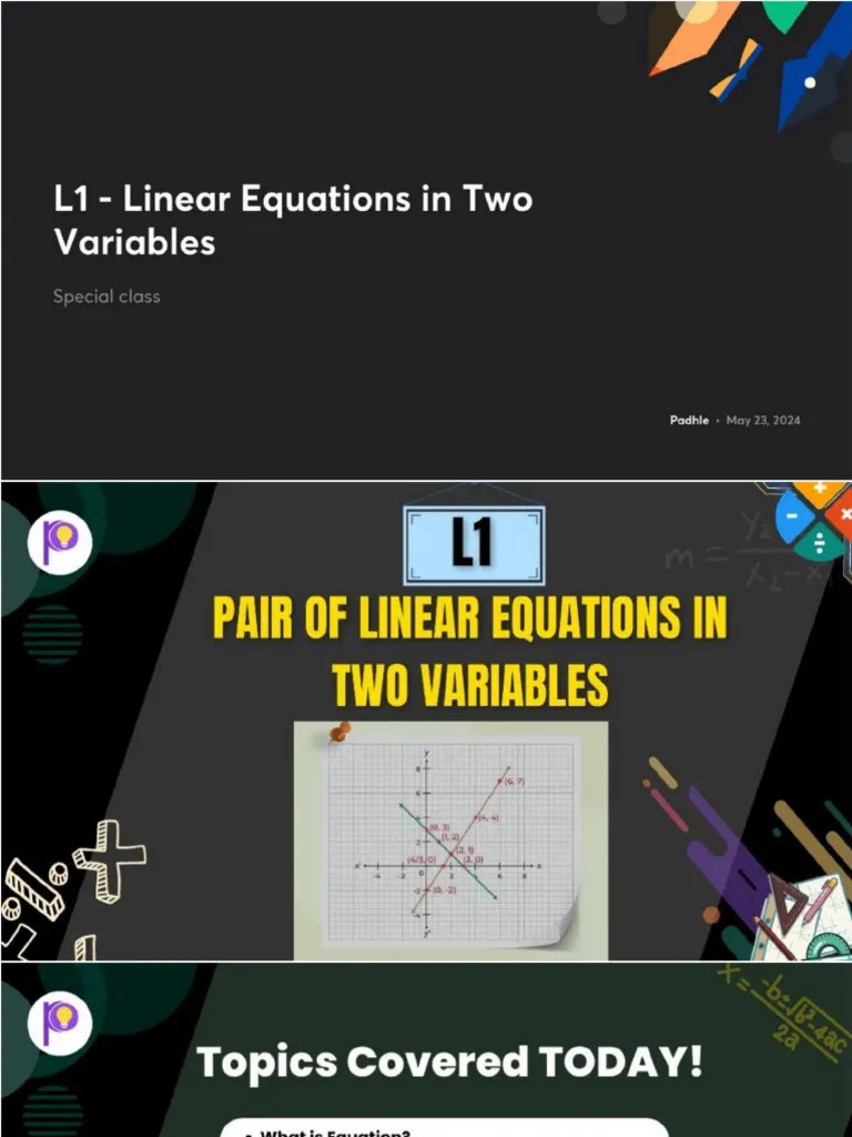 L1__Linear_Equations_in_Two_Variables_no_anno | PDF
